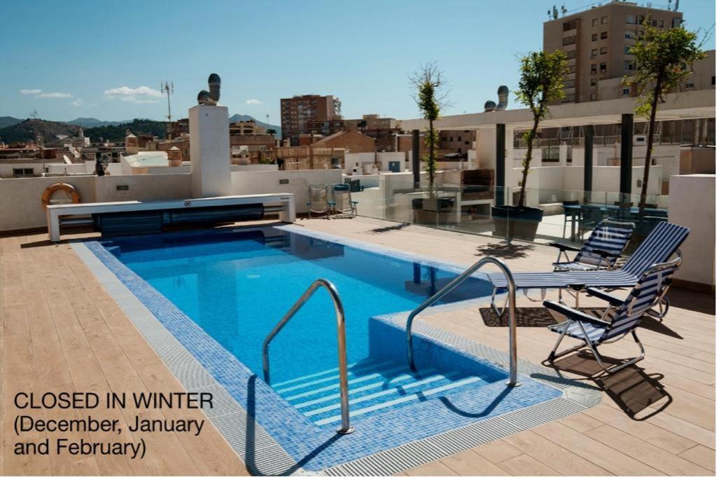 Apartamento Deluxe Con Piscina, Terraza & Parking Малага Екстер'єр фото